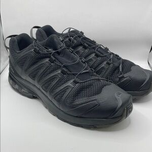 Salomon - XA Pro 3d Outdoor Trail Running Shoes - Black - 10.5